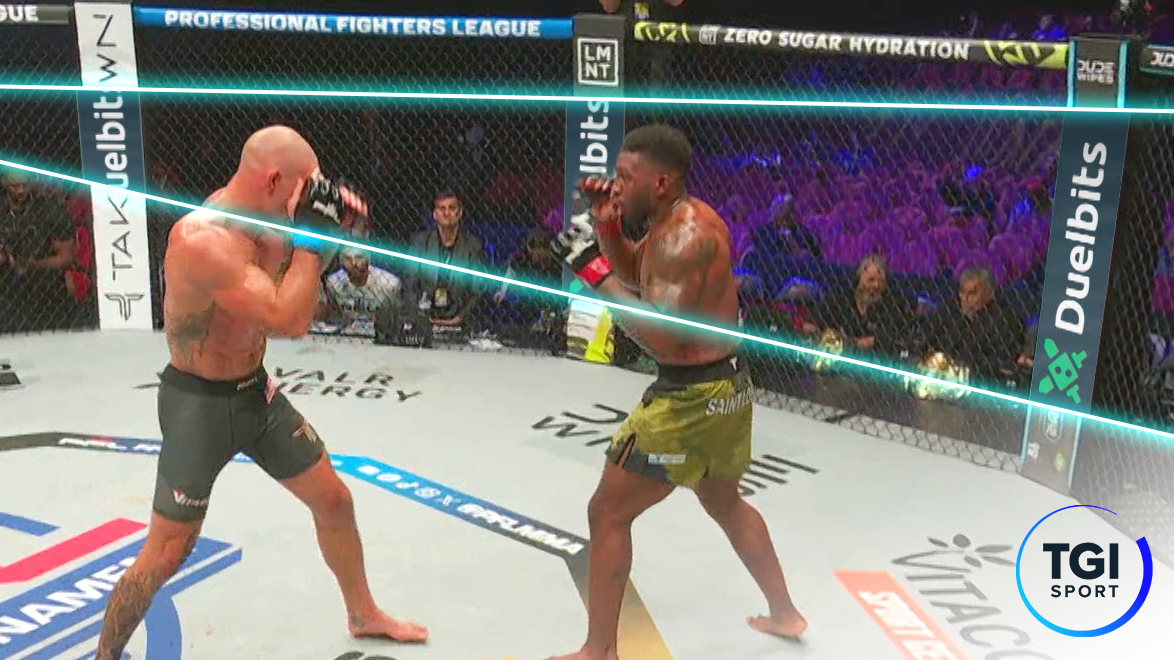 TGI Sport x PFL Virtual Signage